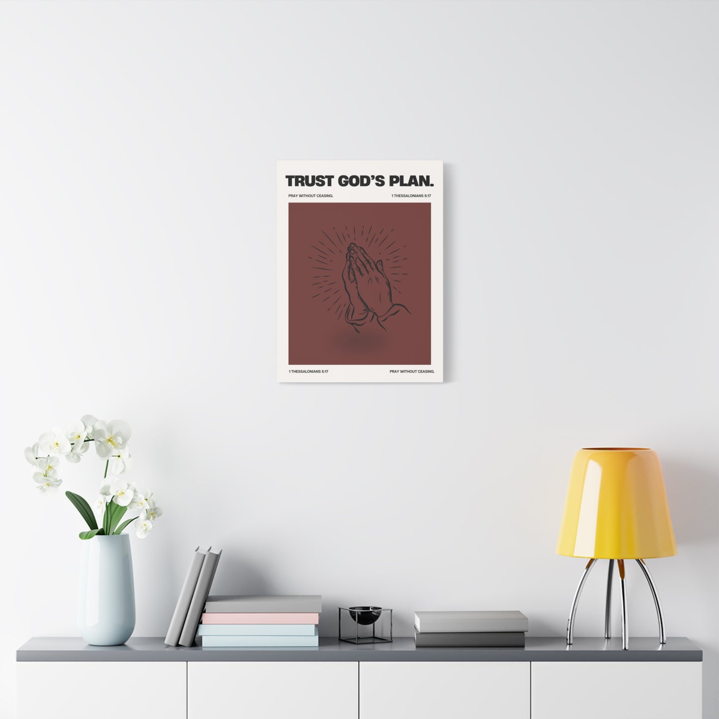Trust God's Plan - Motivational Canvas Wall Art