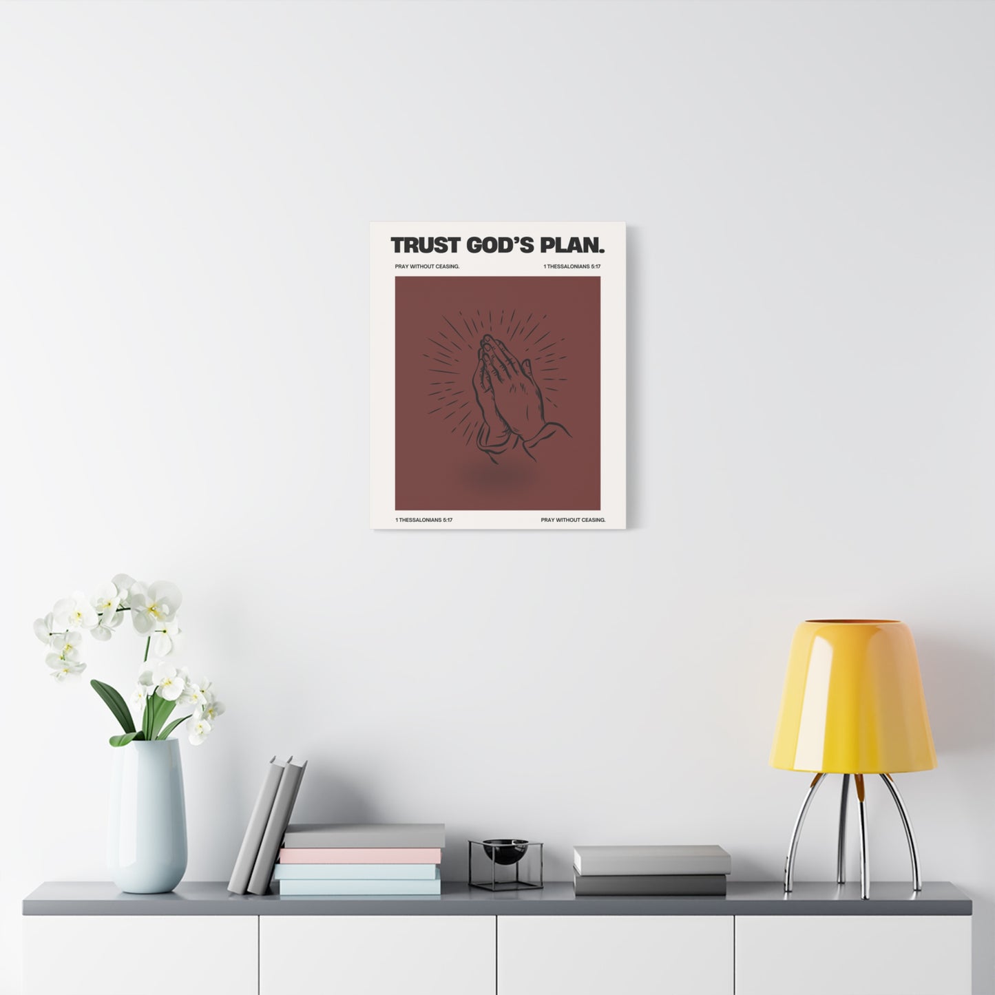 Trust God's Plan - Motivational Canvas Wall Art