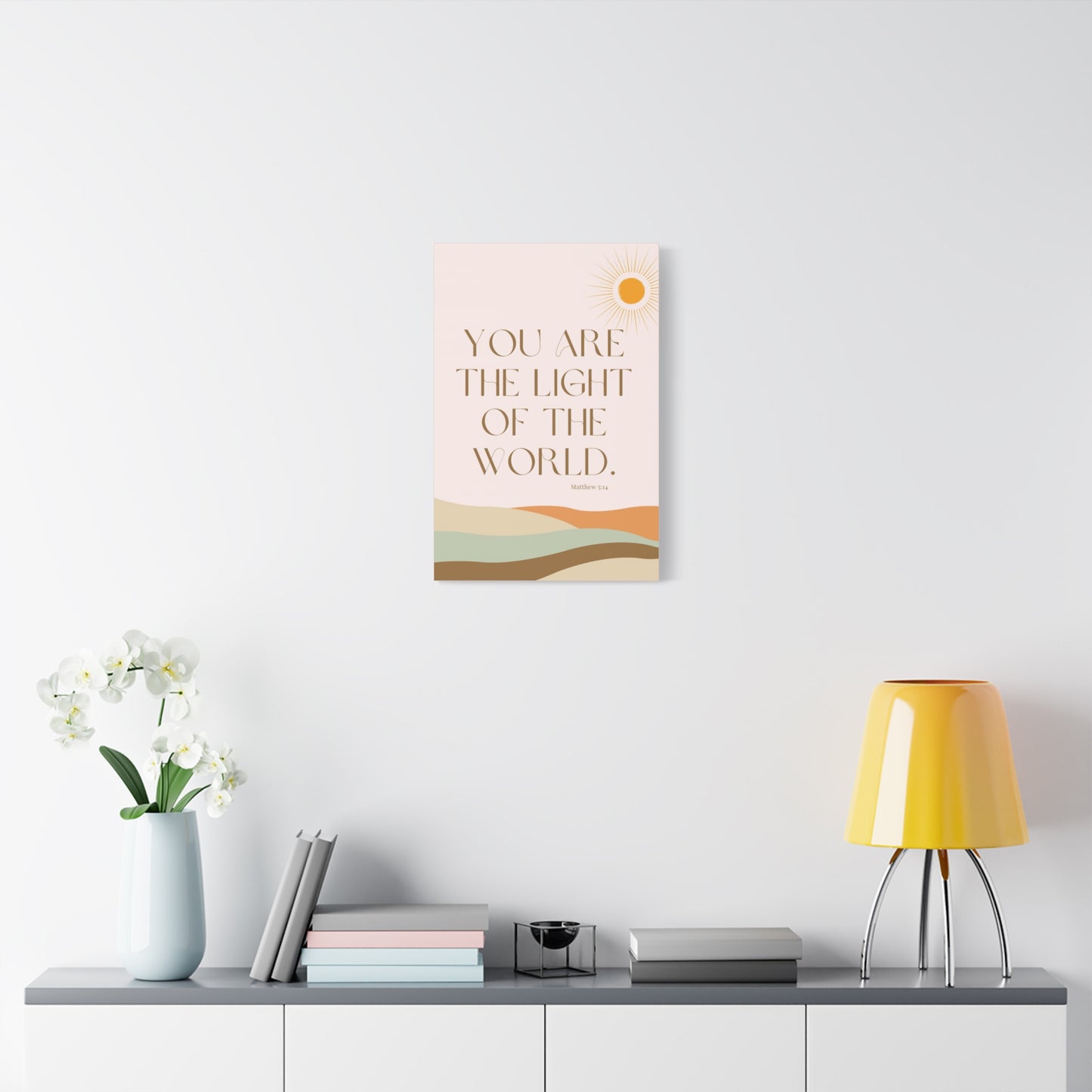 "You Are the Light of the World" - Matte Canvas Wall Art