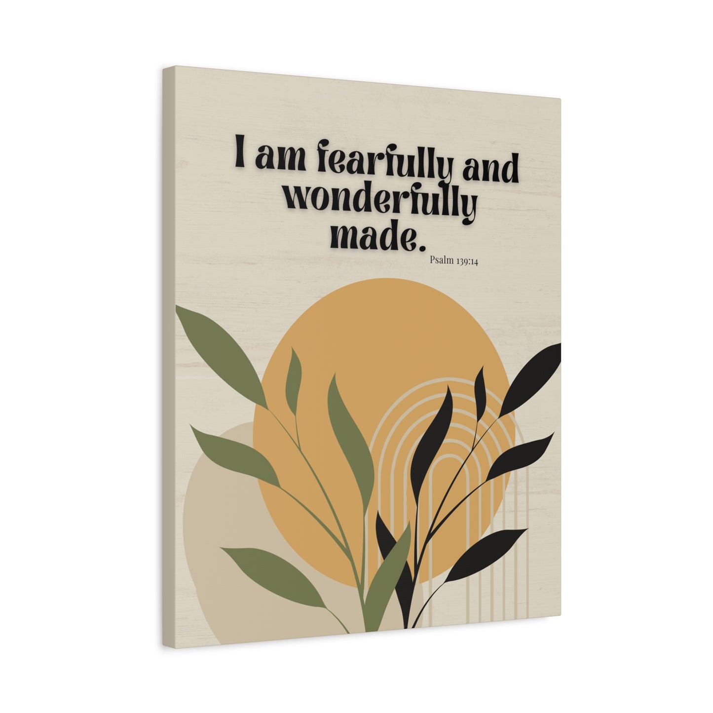 I Am Fearfully and Wonderfully Made" - Canvas Wall Art