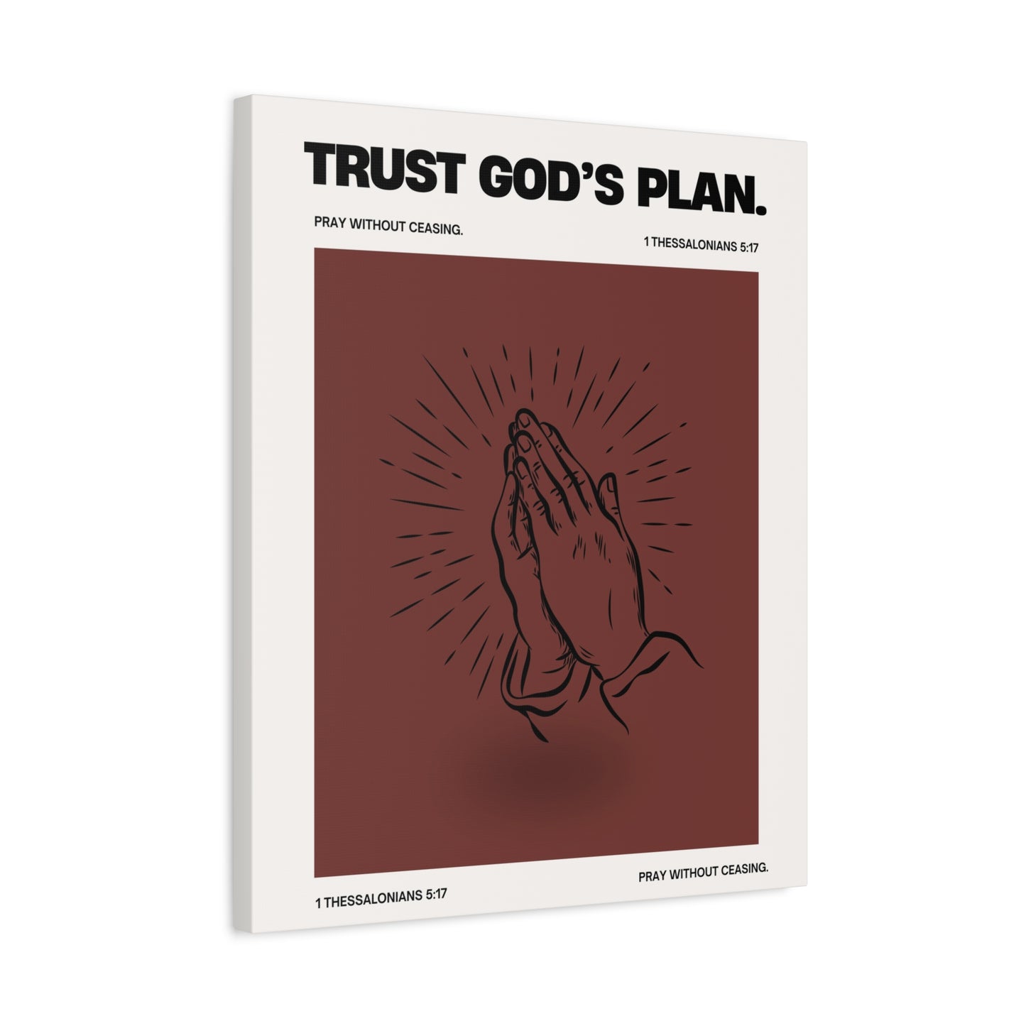 Trust God's Plan - Motivational Canvas Wall Art