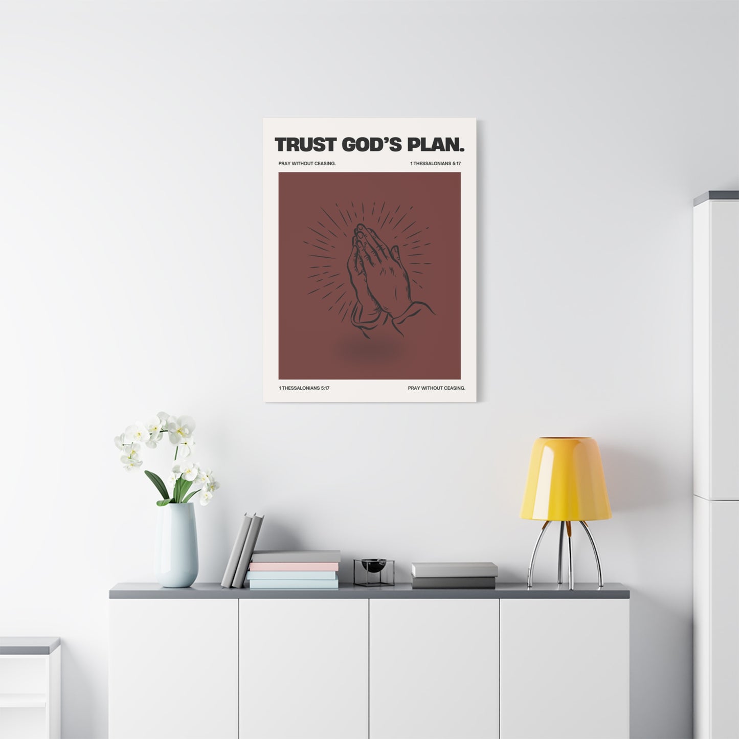 Trust God's Plan - Motivational Canvas Wall Art