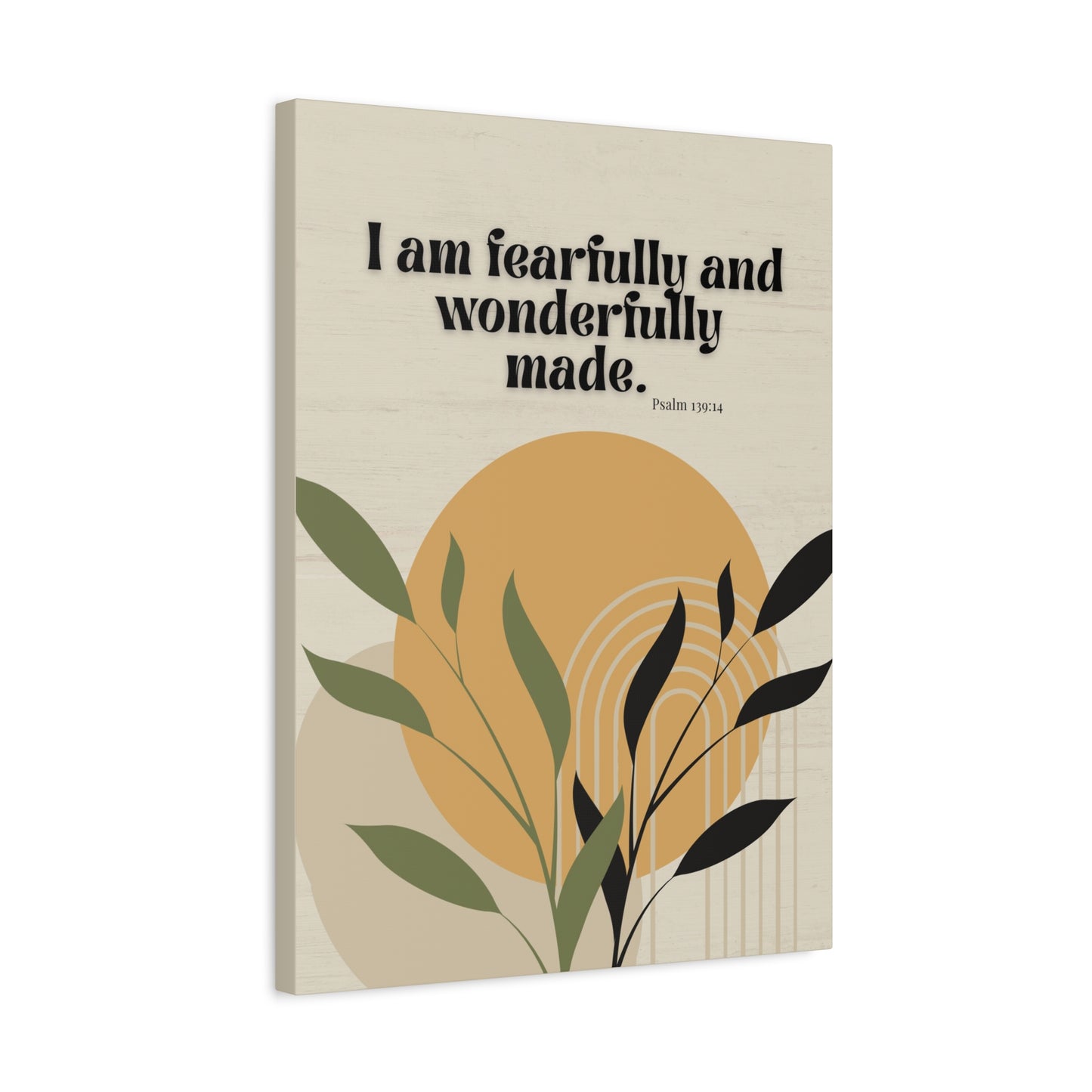 I Am Fearfully and Wonderfully Made" - Canvas Wall Art
