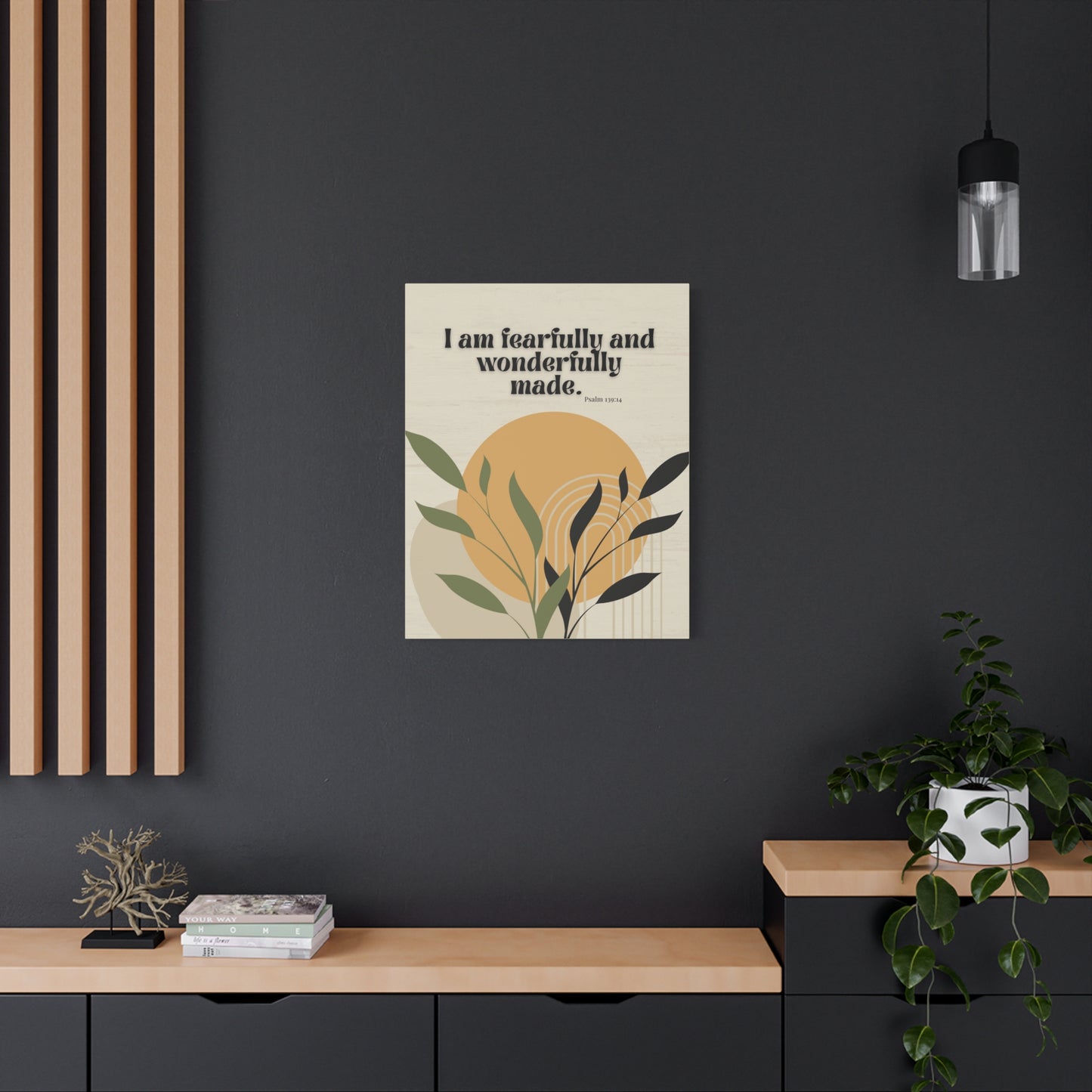 I Am Fearfully and Wonderfully Made" - Canvas Wall Art