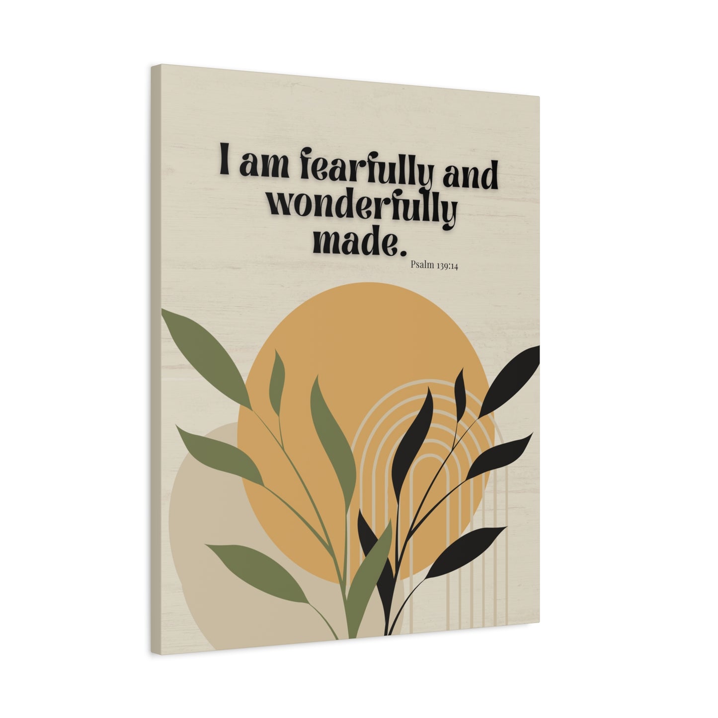 I Am Fearfully and Wonderfully Made" - Canvas Wall Art
