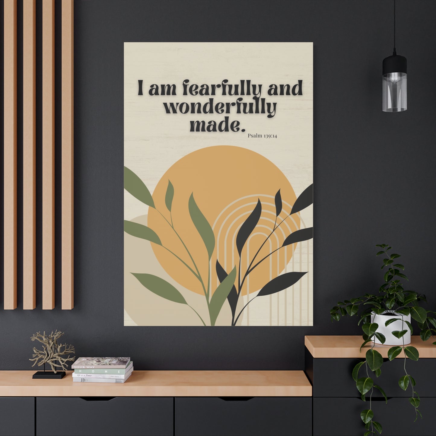 I Am Fearfully and Wonderfully Made" - Canvas Wall Art