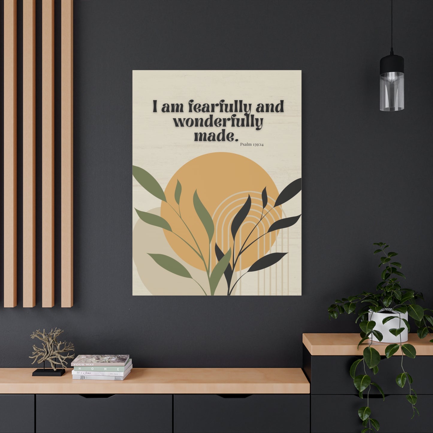 I Am Fearfully and Wonderfully Made" - Canvas Wall Art