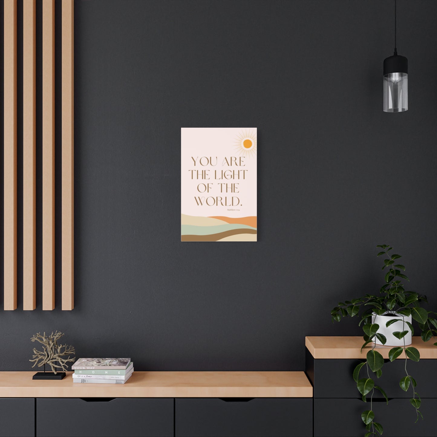 "You Are the Light of the World" - Matte Canvas Wall Art