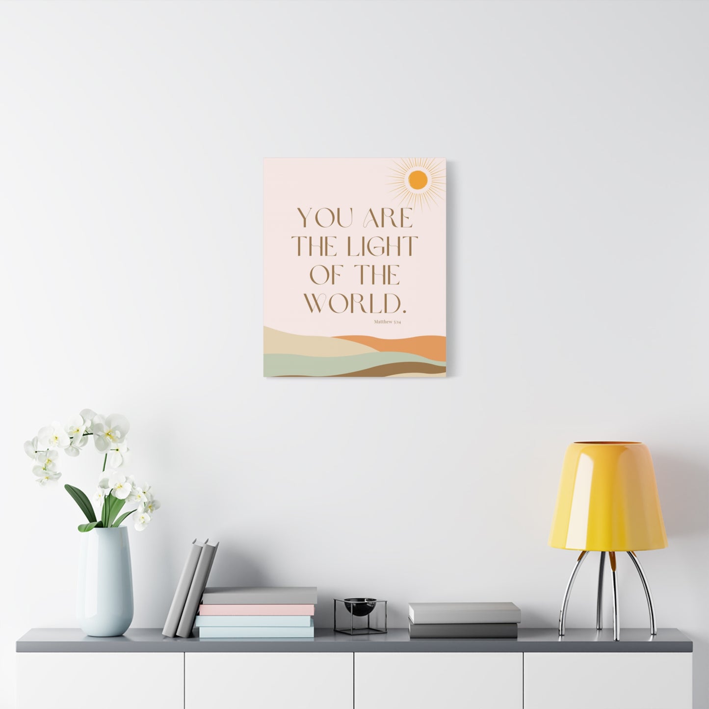 "You Are the Light of the World" - Matte Canvas Wall Art