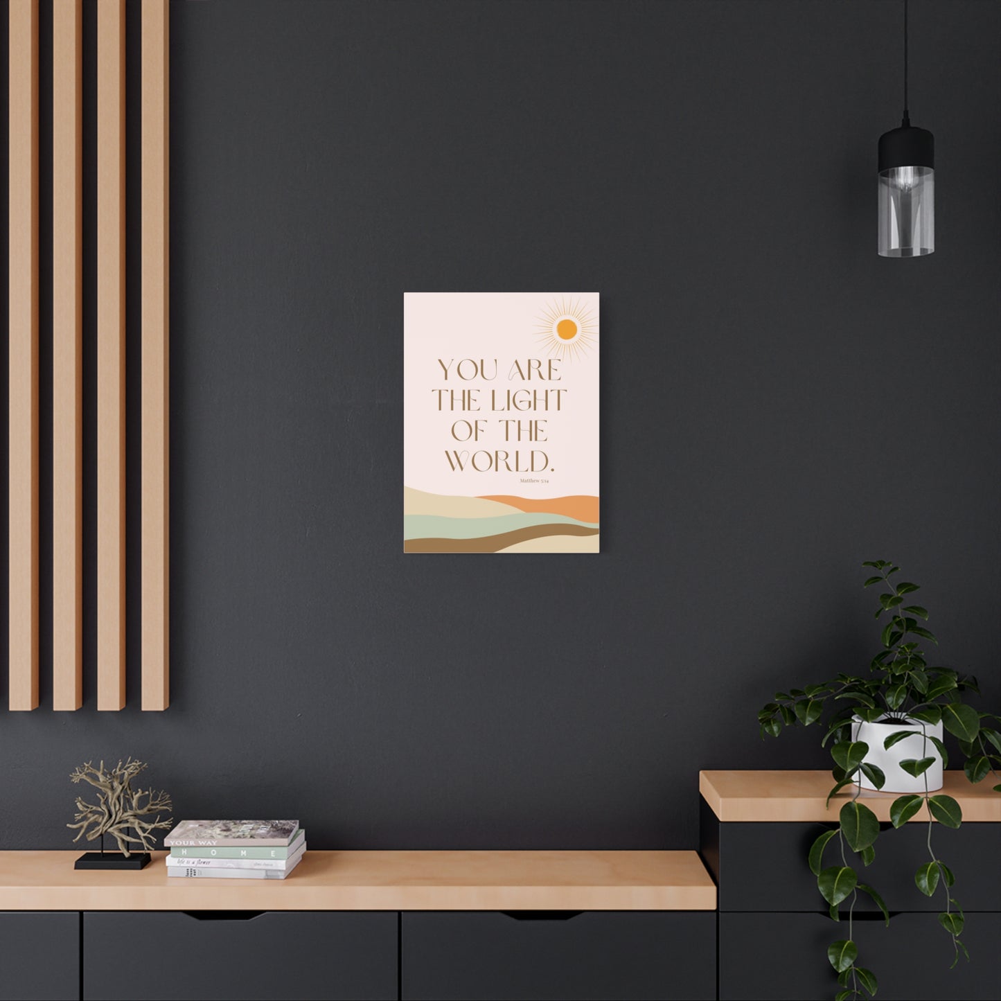 "You Are the Light of the World" - Matte Canvas Wall Art