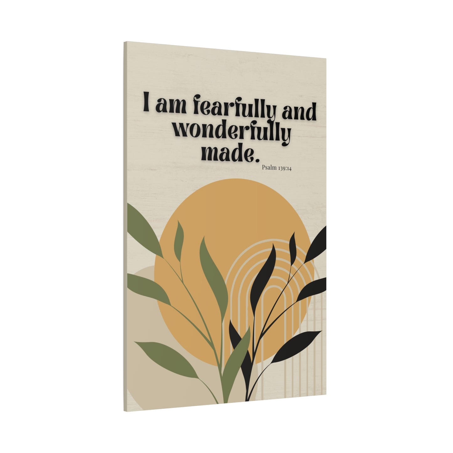 I Am Fearfully and Wonderfully Made" - Canvas Wall Art