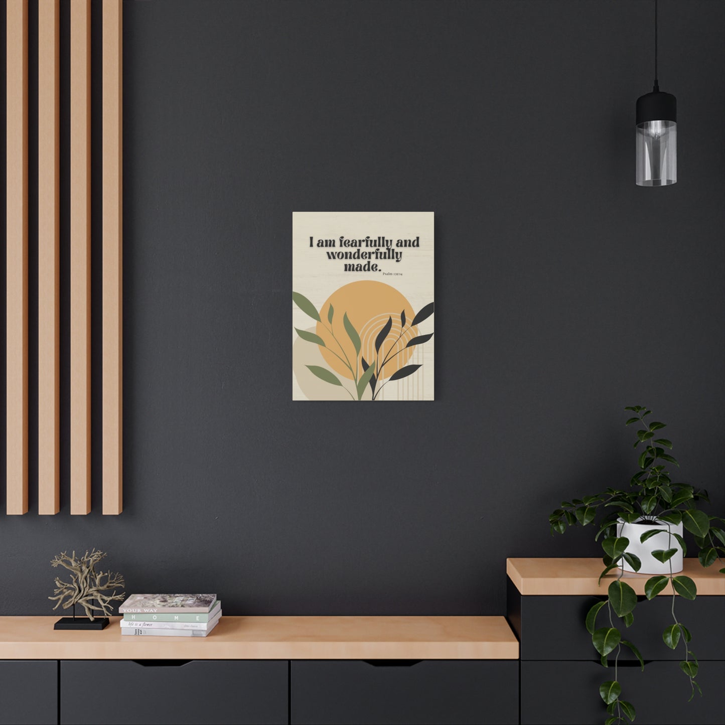 I Am Fearfully and Wonderfully Made" - Canvas Wall Art