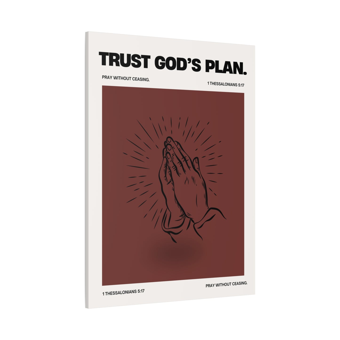 Trust God's Plan - Motivational Canvas Wall Art
